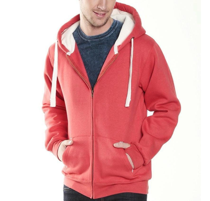 Red Ultra Premium Zip Hoodie