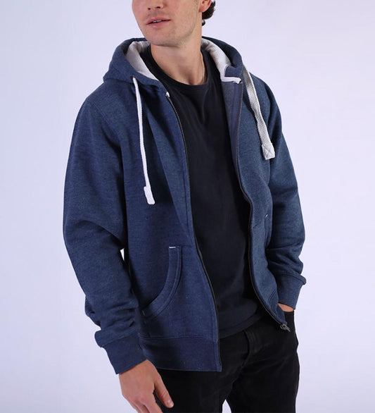 Deep Sea Blue Ultra Premium Zip Hoodie